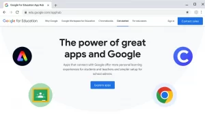 Google for Education App Hub